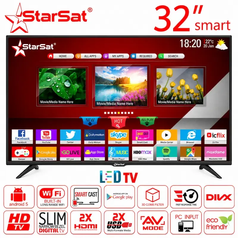 تلویزیون استارست مدل 32T2S2 SMART